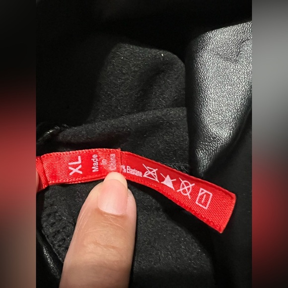 NWT Booty Gal high waisted faux leather leggings - XL - Picture 11 of 13